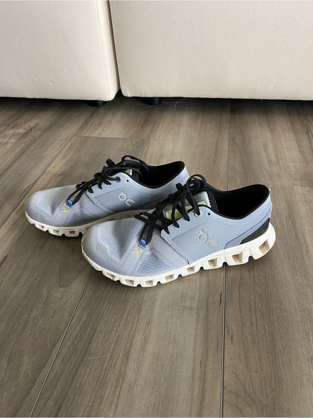 On Cloud X3 Women's Light Gray/Blue Cloudflow Sneakers